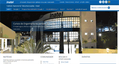 Desktop Screenshot of inatel.br